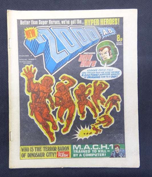 2000 AD Comic - Programme 4 - 19 Mar 1977 #M3