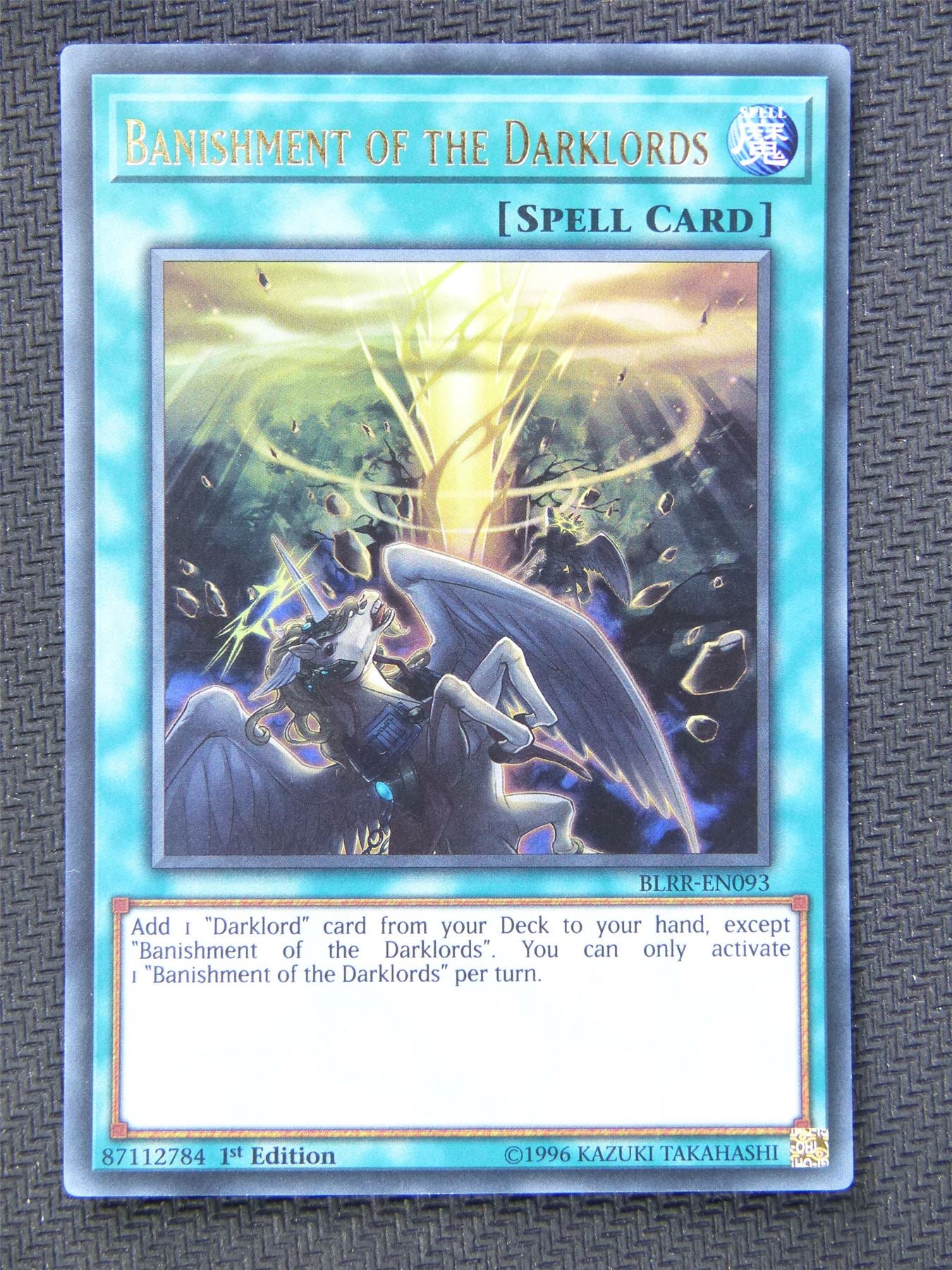 Banishment of Darklords BLRR - Ultra Rare - Yugioh Card #5K0 Archeron Banishment of Darklords BLRR - Ultra Rare - Yugioh Card #5K0 Archeron