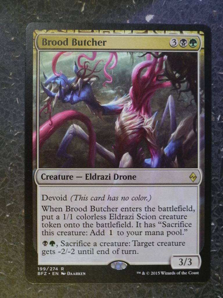 MTG Magic Cards: BROOD BUTCHER # 6J28