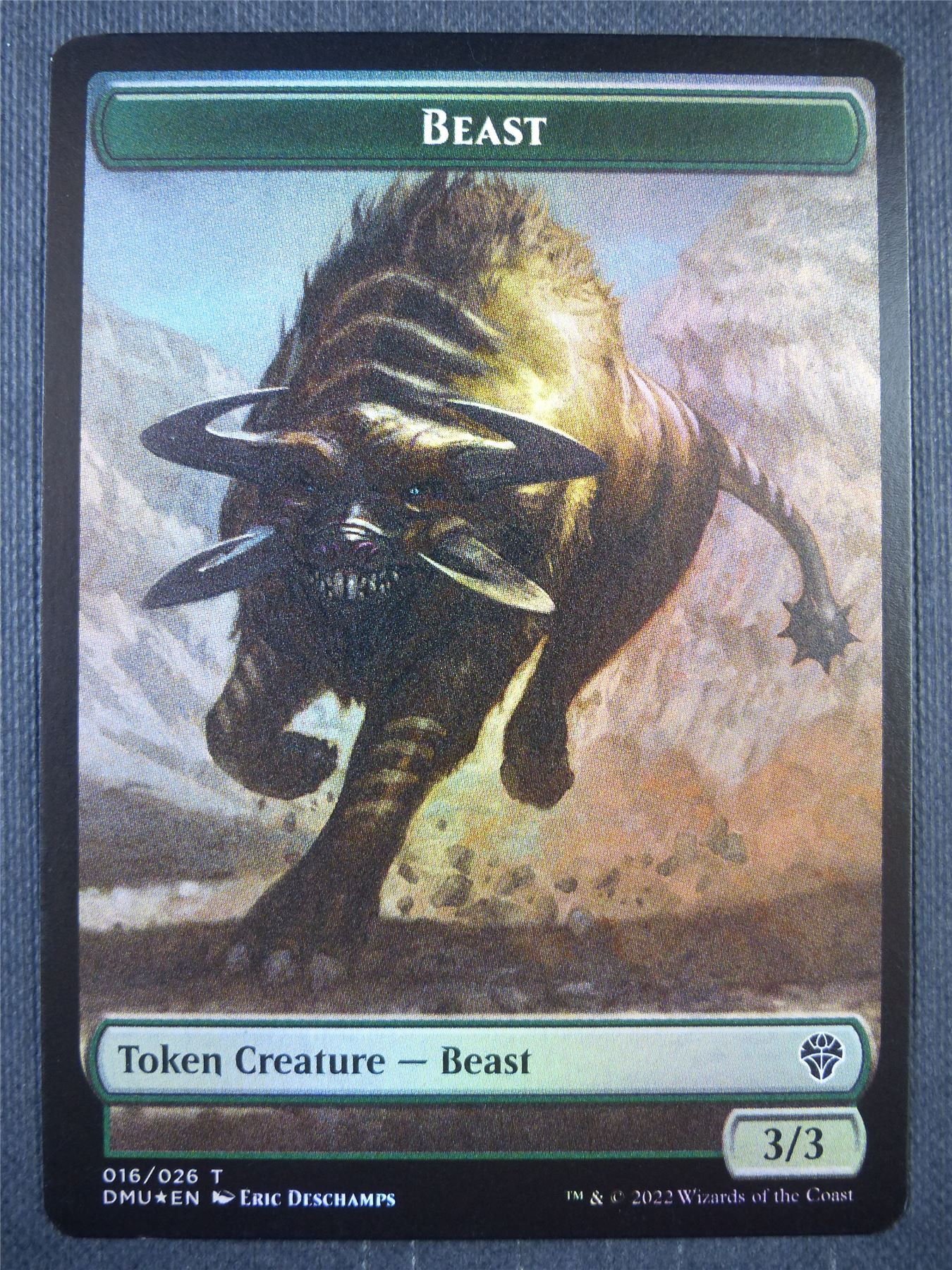 Beast Token Foil - Mtg Card #8VK