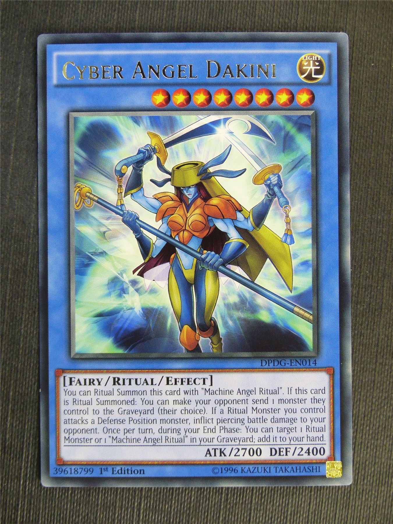 yugioh card angel Cyber Angel Dakini DPDG Rare - 1st ed
