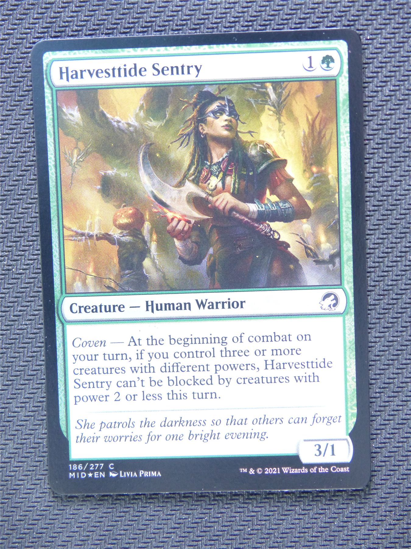 Harvesttide Sentry Foil - Innistrad - Mtg Card #3QE