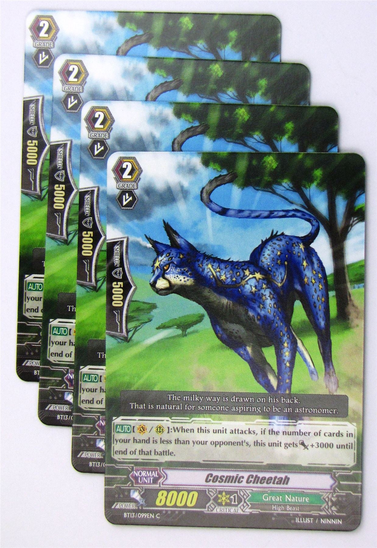 Cardfight!! Vanguard - Cosmic Cheetah x4 BT13/099EN C