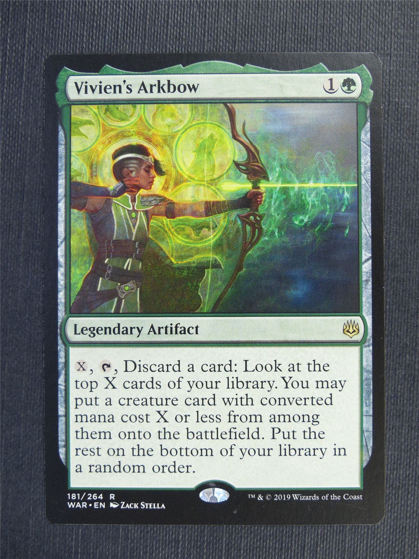 Vivien's Arkbow - Mtg Magic Cards #3U9