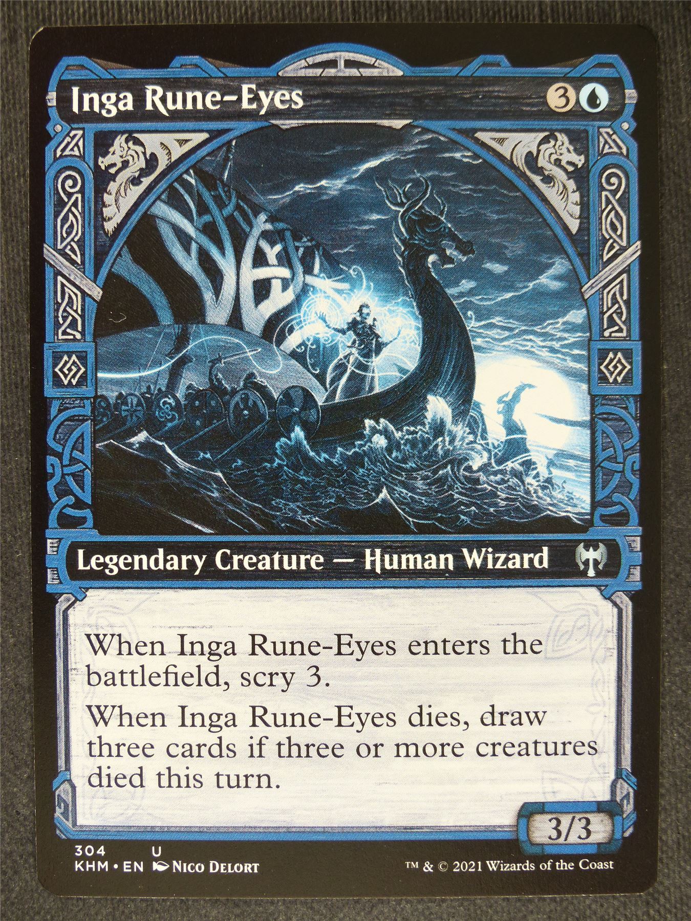Inga Rune-Eyes Showcase Mint - Mtg Magic Cards #3M