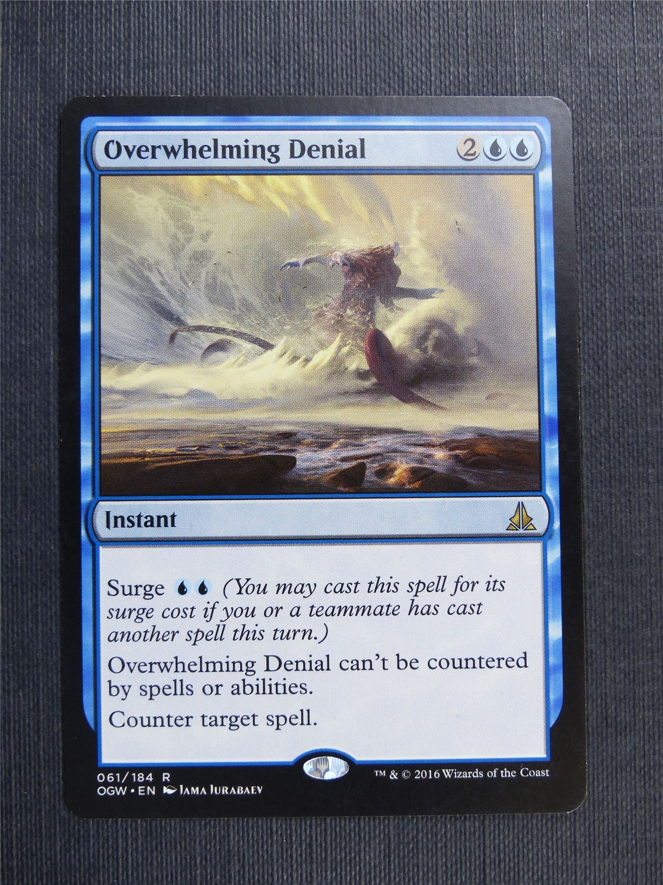 Overwhelming Denial - Mtg Magic Cards #49J