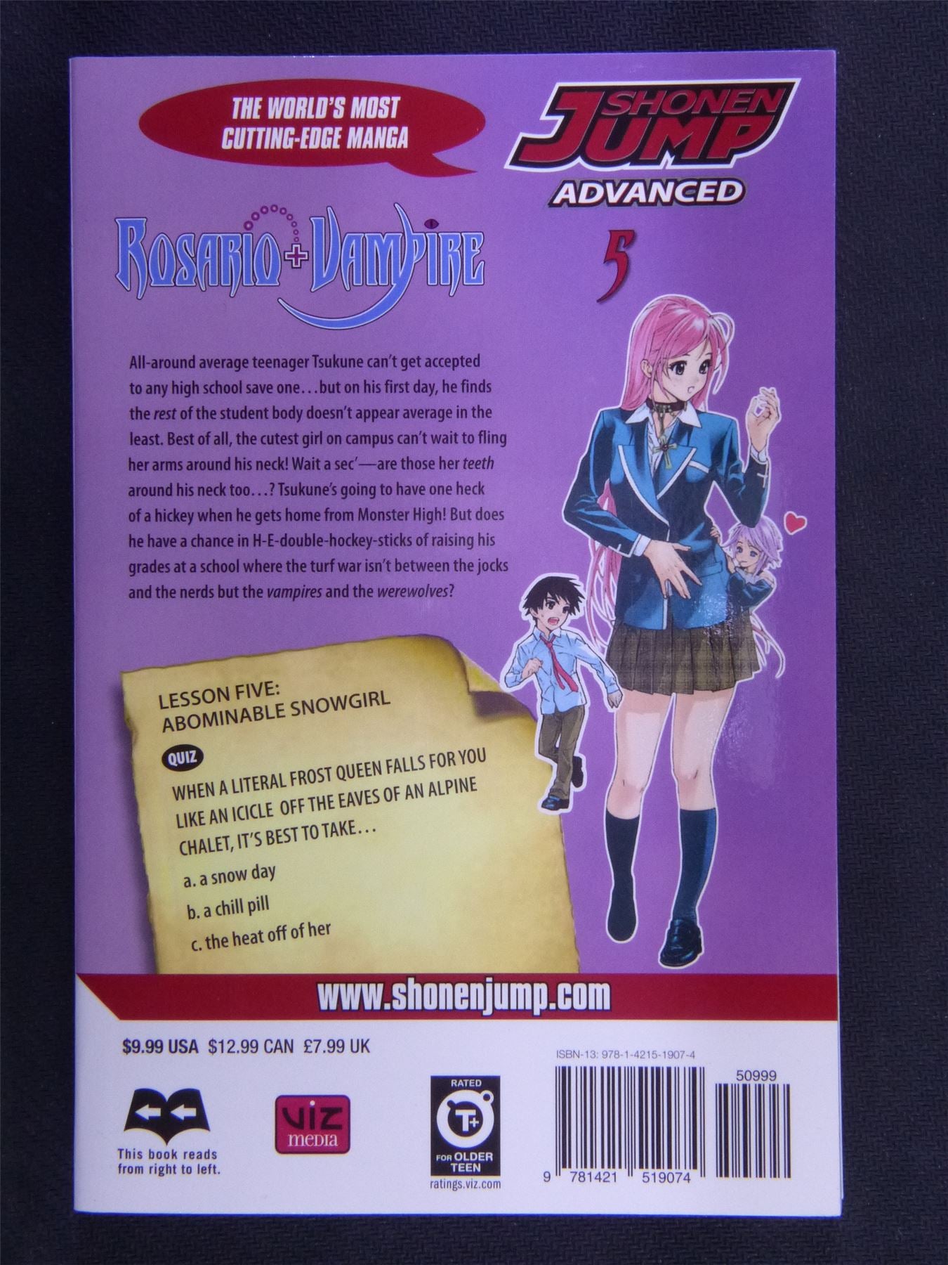 Rosario And Vampire - Volume 5 - Manga #2U
