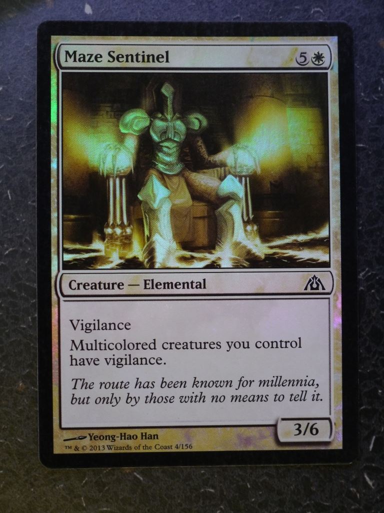MTG Magic Cards: MAZE SENTINEL FOIL # 4I19