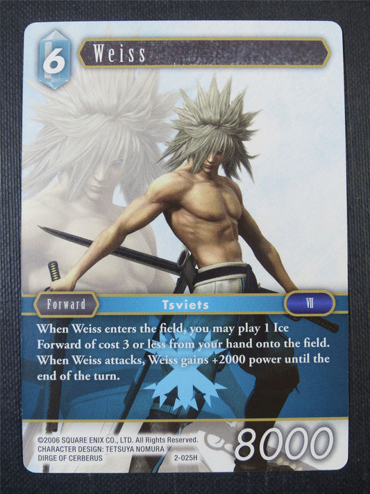 Weiss 2-025H - Final Fantasy Card #9CM