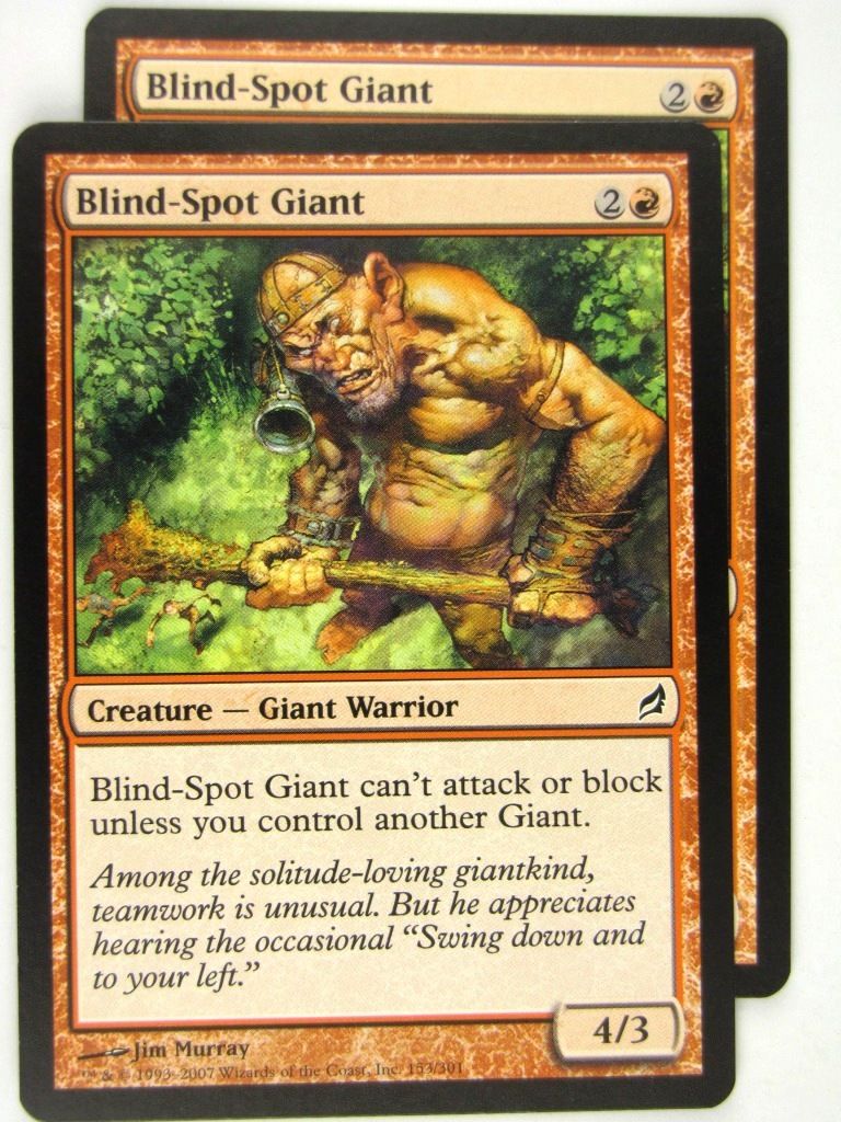 MTG Magic: the Gathering Cards: BLIND-SPOT GIANT x2: LRW