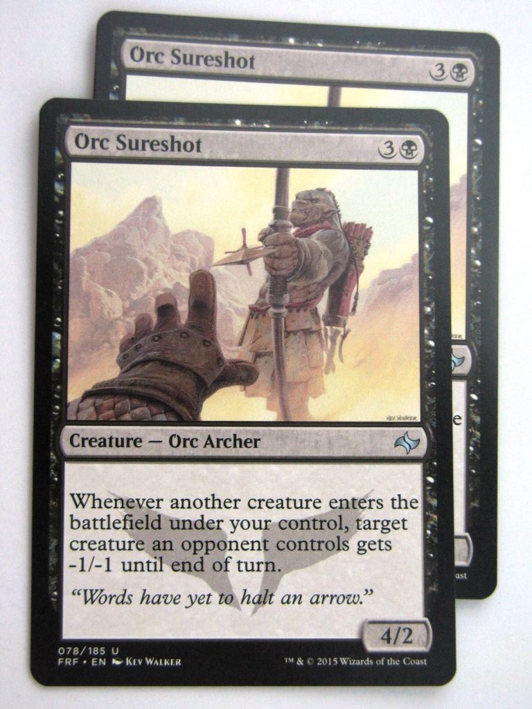 MTG Magic Cards: Fates Reforged: ORC SURESHOT x2 # E73