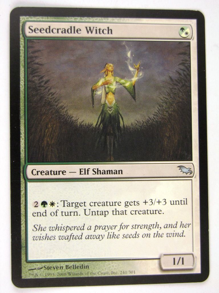 MTG Magic: the Gathering Cards: SEEDCRADLE WITCH: SHM