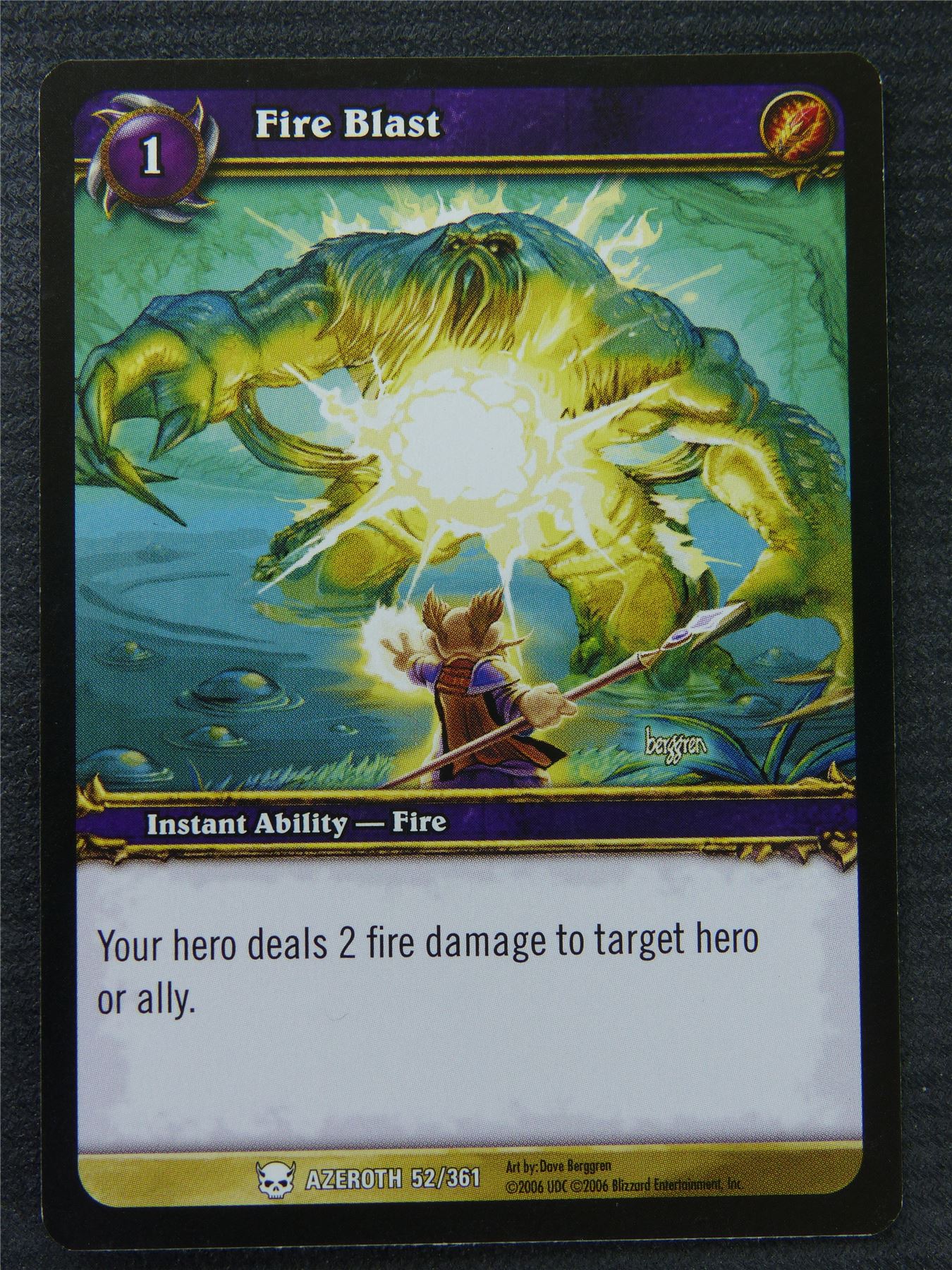 Fire Blast - Common - World Of Warcraft #1EN