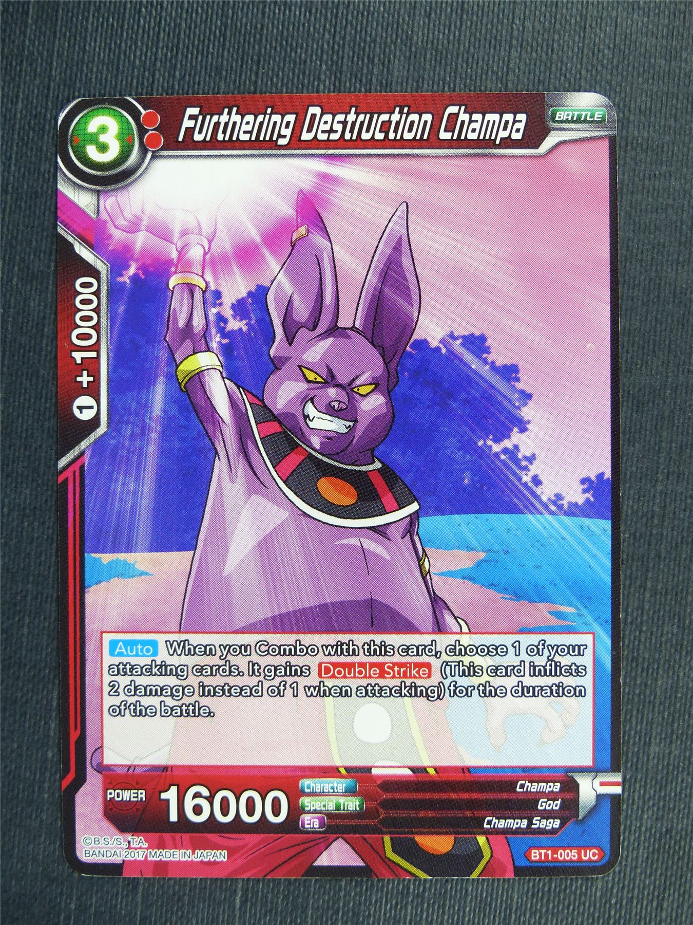 Furthering Destruction Champa - Dragon Ball Super Cards #43G
