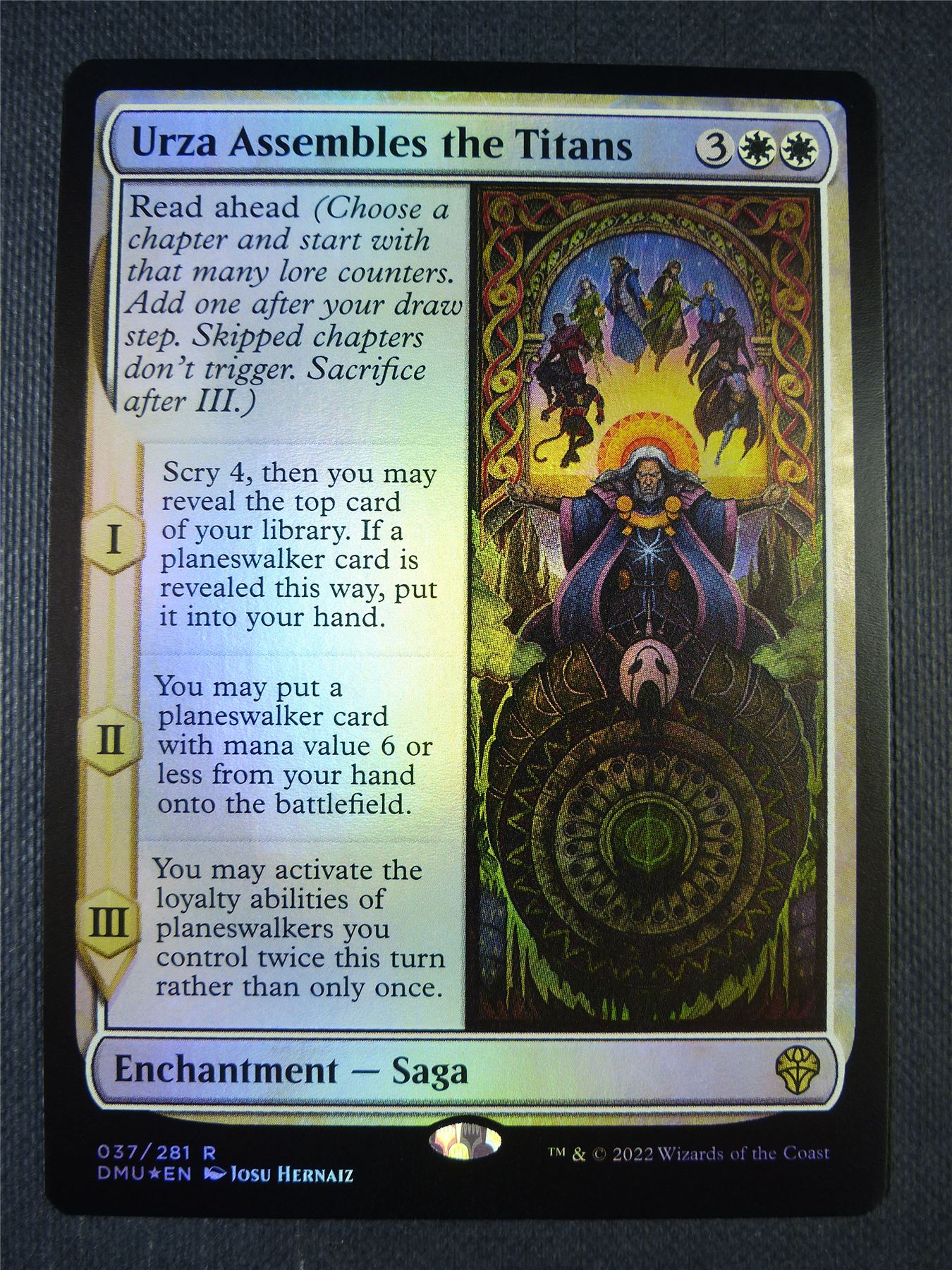 Urza Assembles the Titans Foil - Dominaria United Mtg Card #7EF