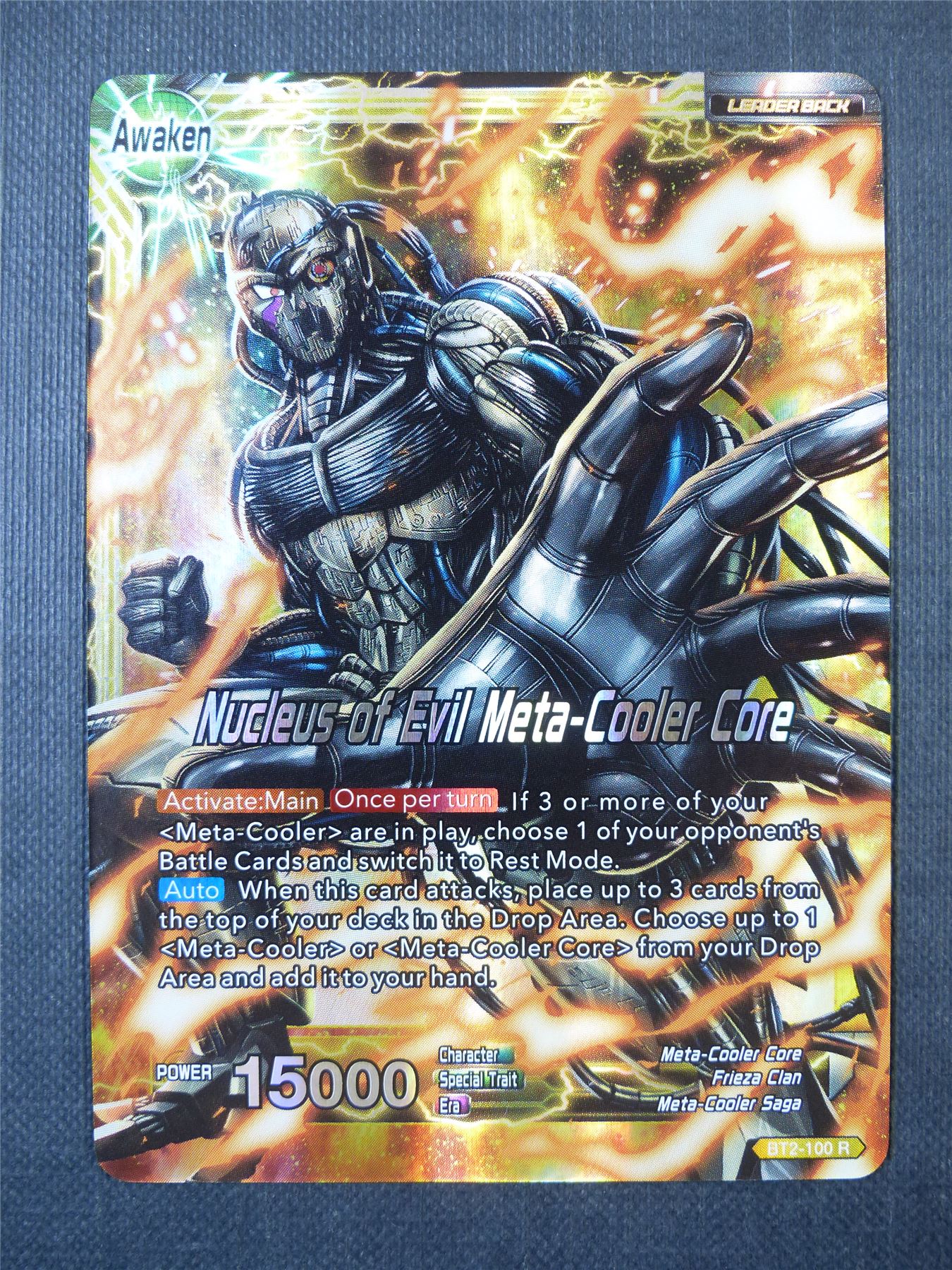 Nucleus of Evil Meta-Cooler Core R - Dragon Ball Super Card #A2J Nucleus of Evil Meta-Cooler Core R - Dragon Ball Super Card #A2J