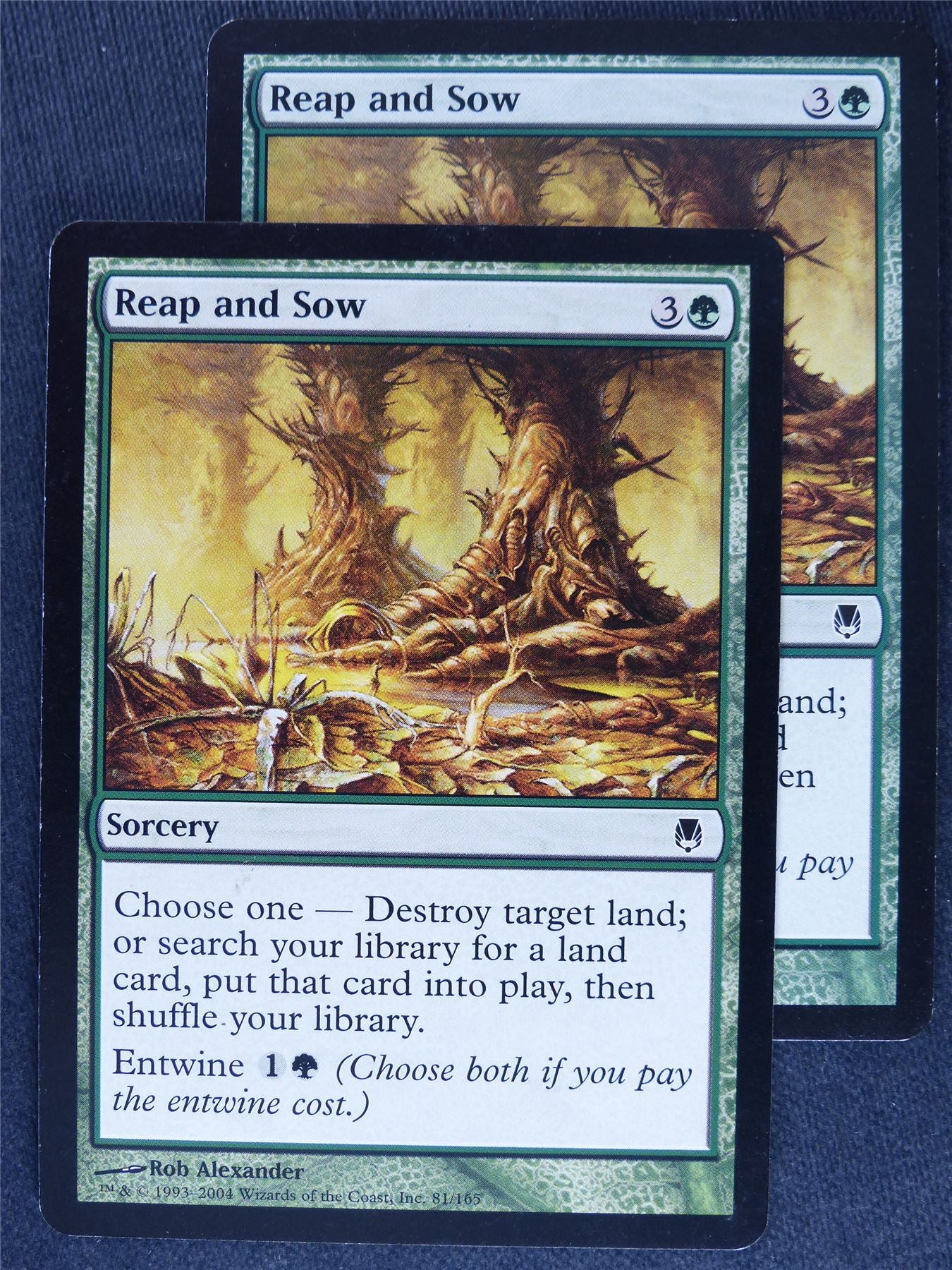 Reap and Sow x2 - Mtg Magic Cards #JP