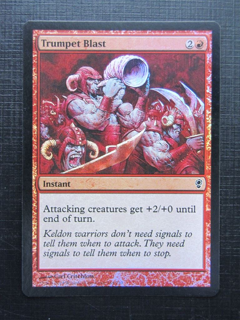 MTG Magic Cards: TRUMPET BLAST FOIL # 24I18