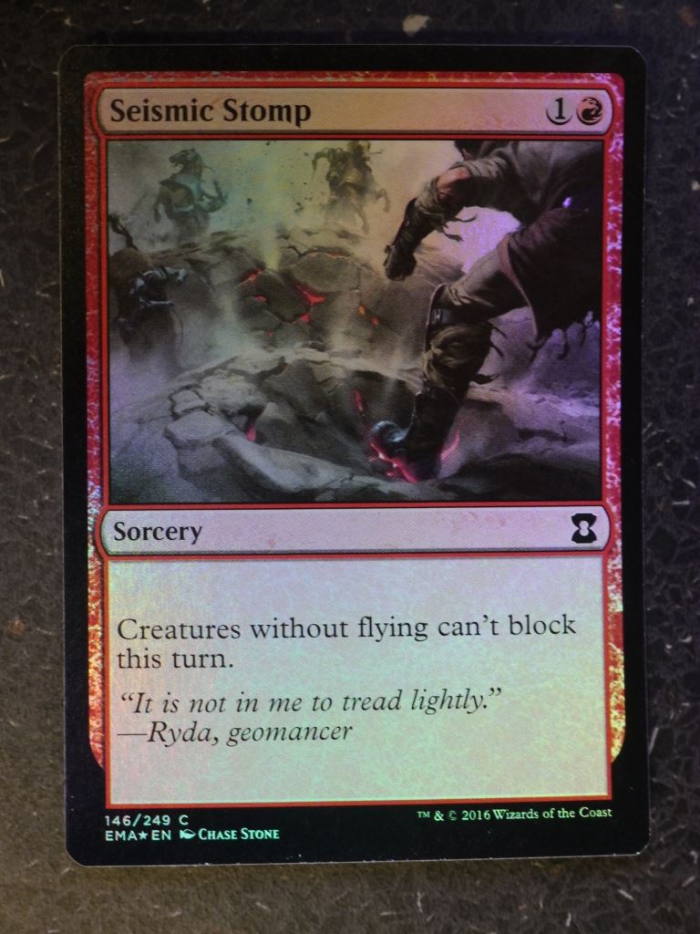 MTG Cards: SEISMIC STOMP FOIL # 9H66