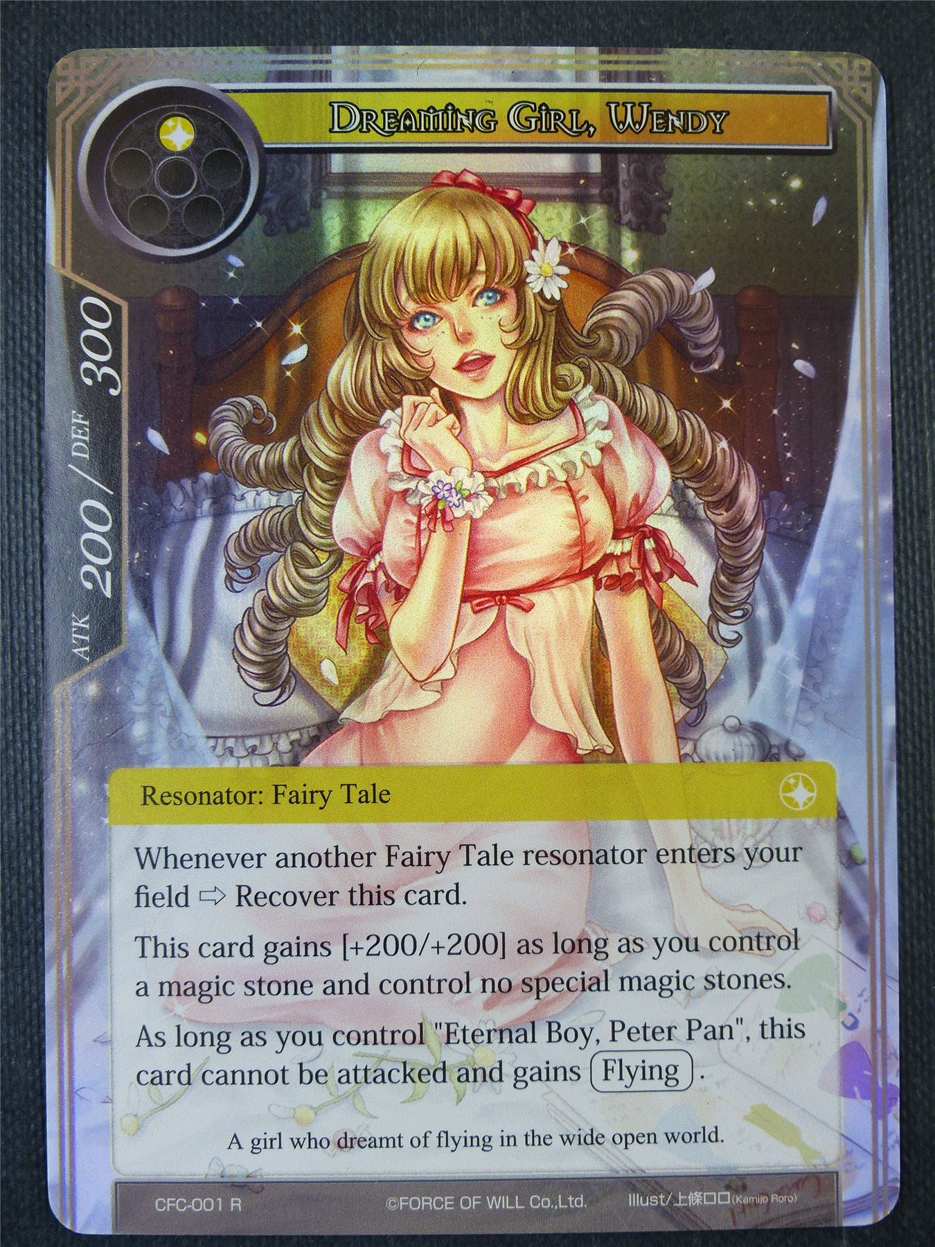 Dreaming Girl Wendy Foil - Force of Will Card #286