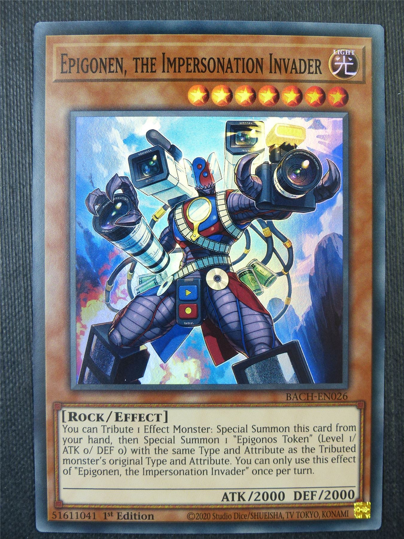 Epigonen the Impersonation Invader BACH Super Rare - 1st ed Yguoh Card #748