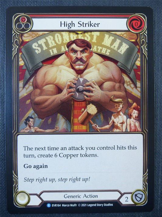 High Striker Red - 1st ed Everfest - Flesh & Blood Card #6IK