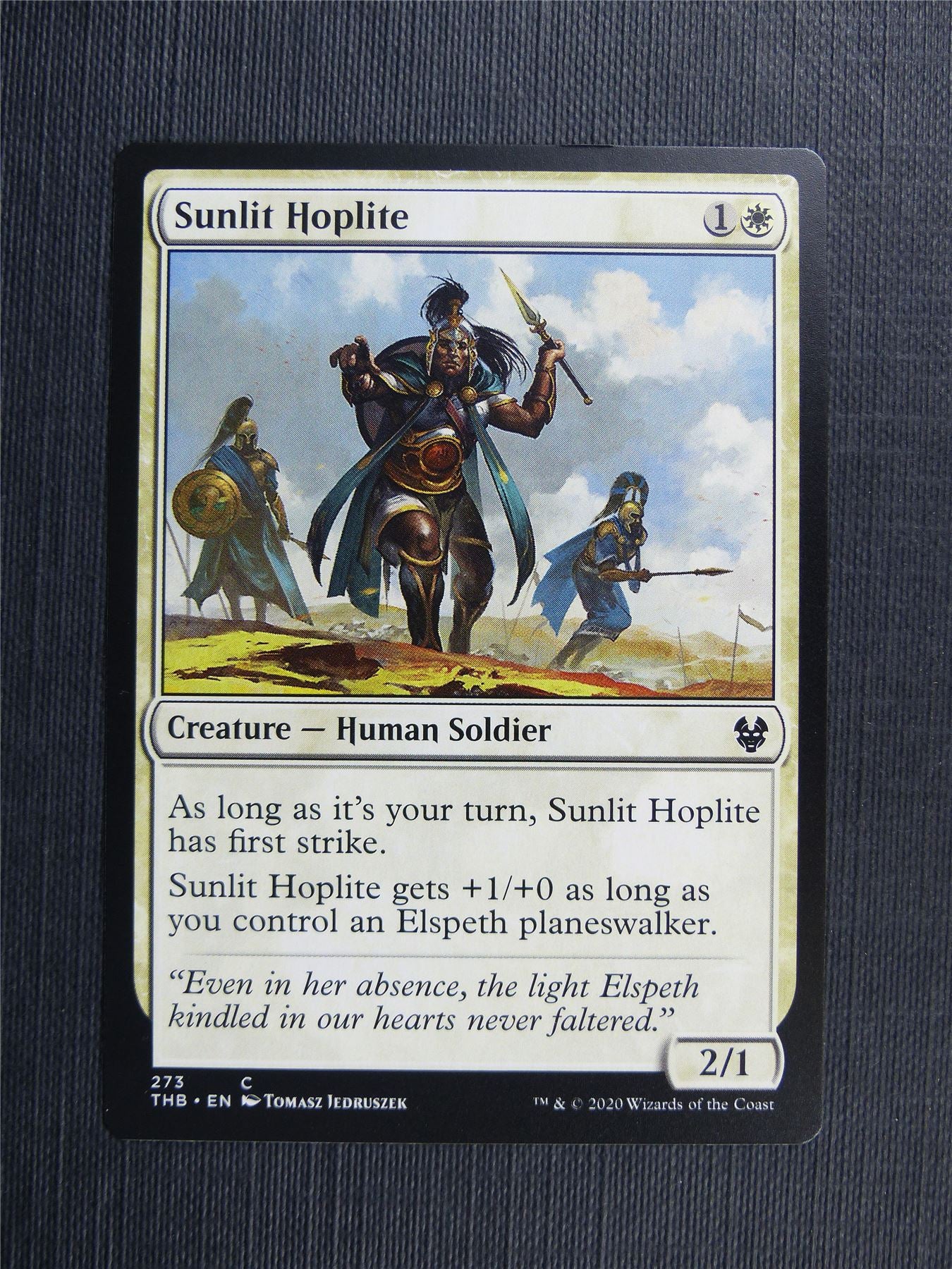Sunlit Hoplite #3IV