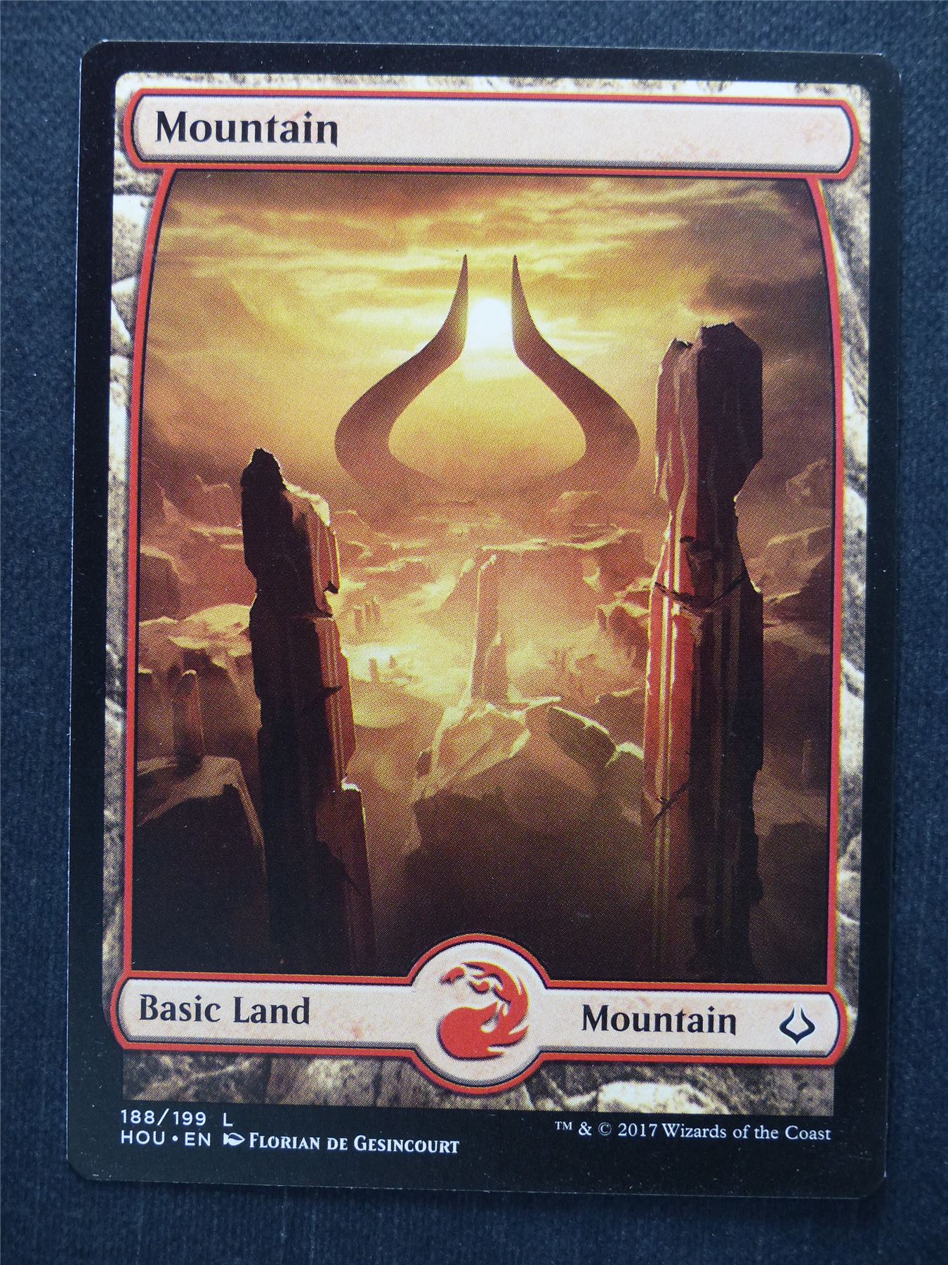 Mountain 188/199 Full Art - Mtg Magic Card #BP