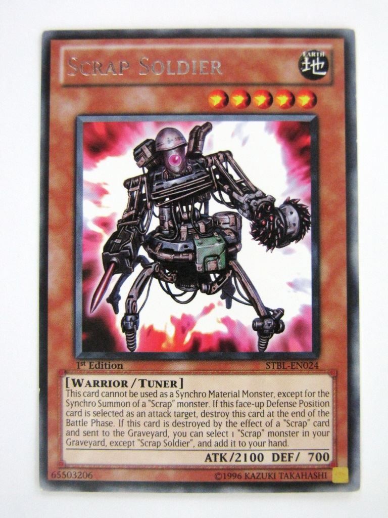 Yugioh Cards: SCRAP SOLDIER STBL RARE # 2D41 Archeron Yugioh Cards: SCRAP SOLDIER STBL RARE # 2D41 Archeron