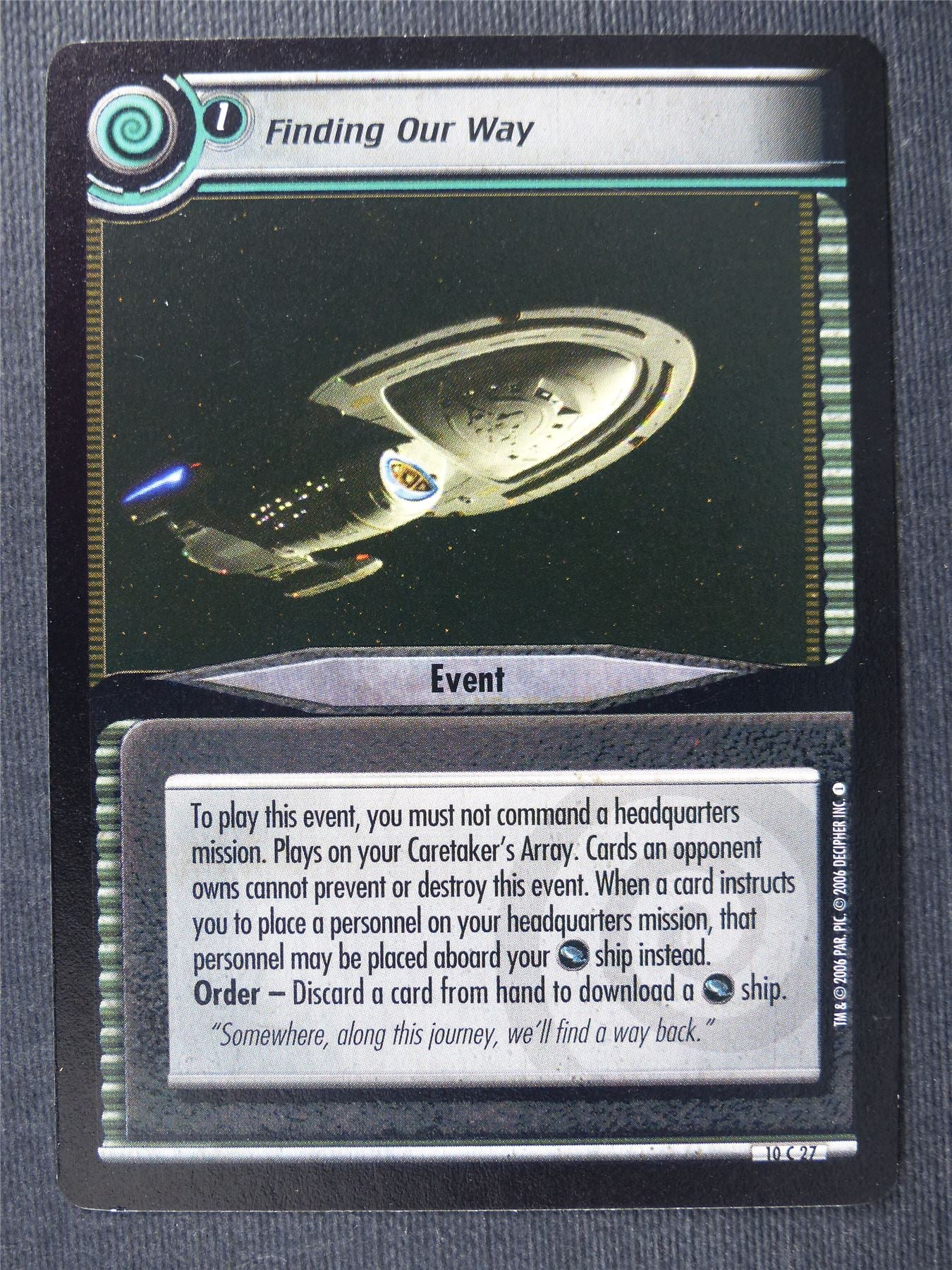 Finding Our Way - Star Trek Cards #VJ