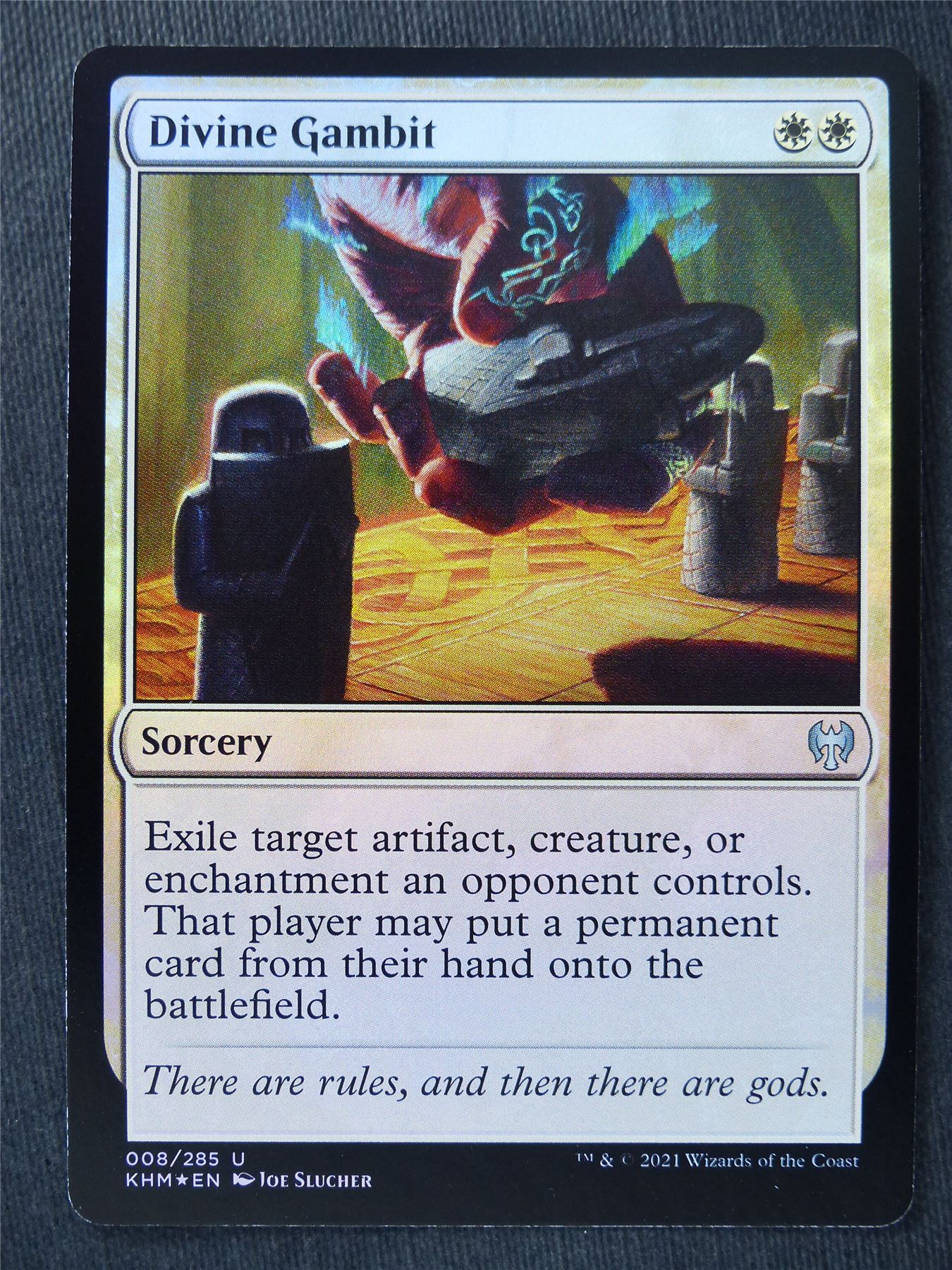 Divine Gambit Foil - Mtg Magic Cards #XC