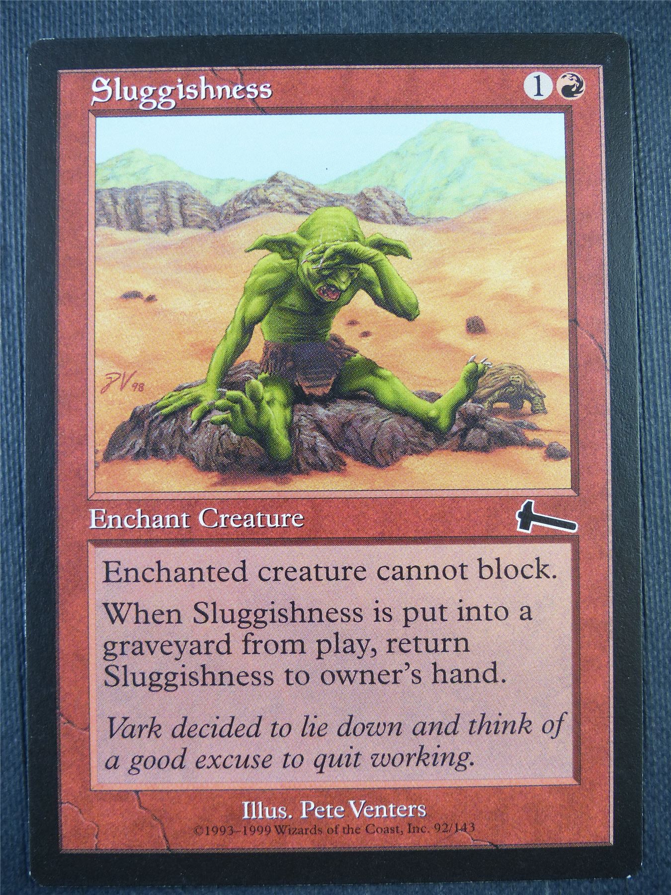 Sluggishness - Mtg Card #9F8