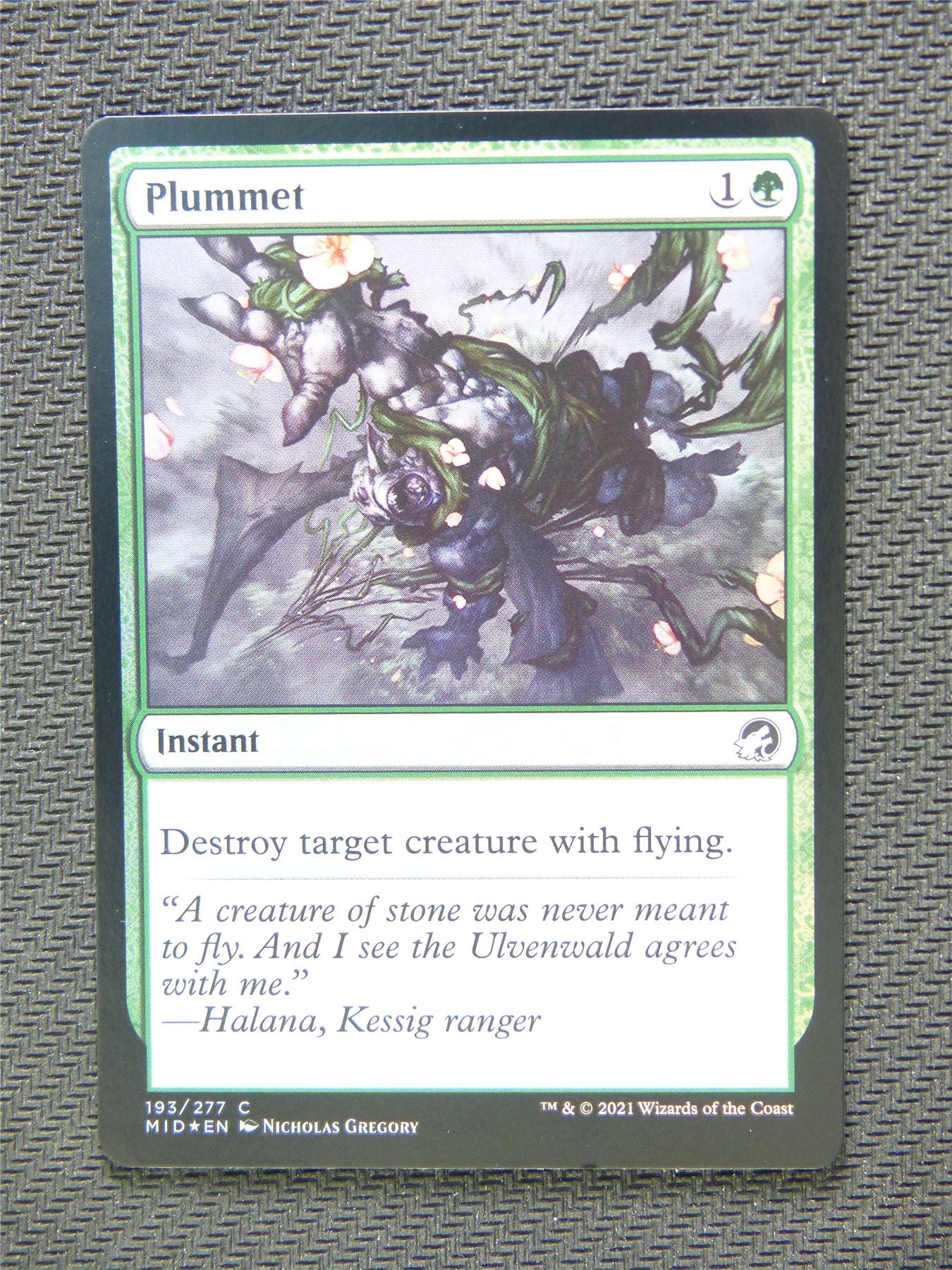 Plummet Foil - Innistrad - Mtg Card #3QK