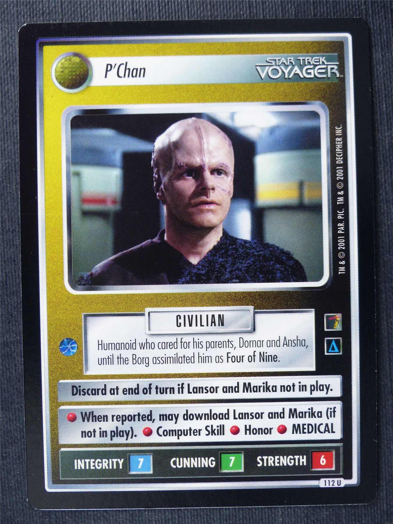 P'Chan - Voyager - Star Trek Cards #15D