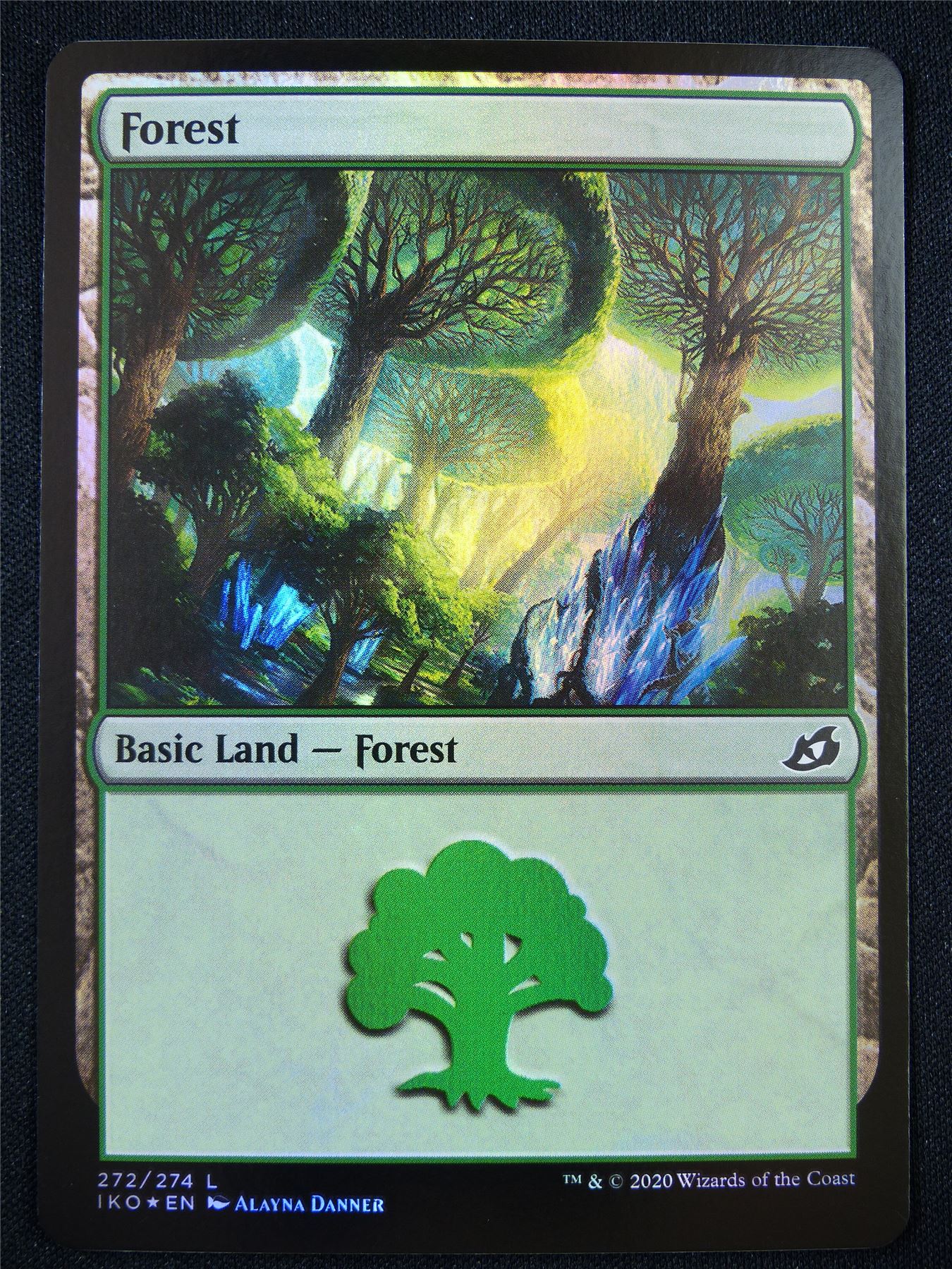 Forest 272/274 Foil - Mtg Card #21A