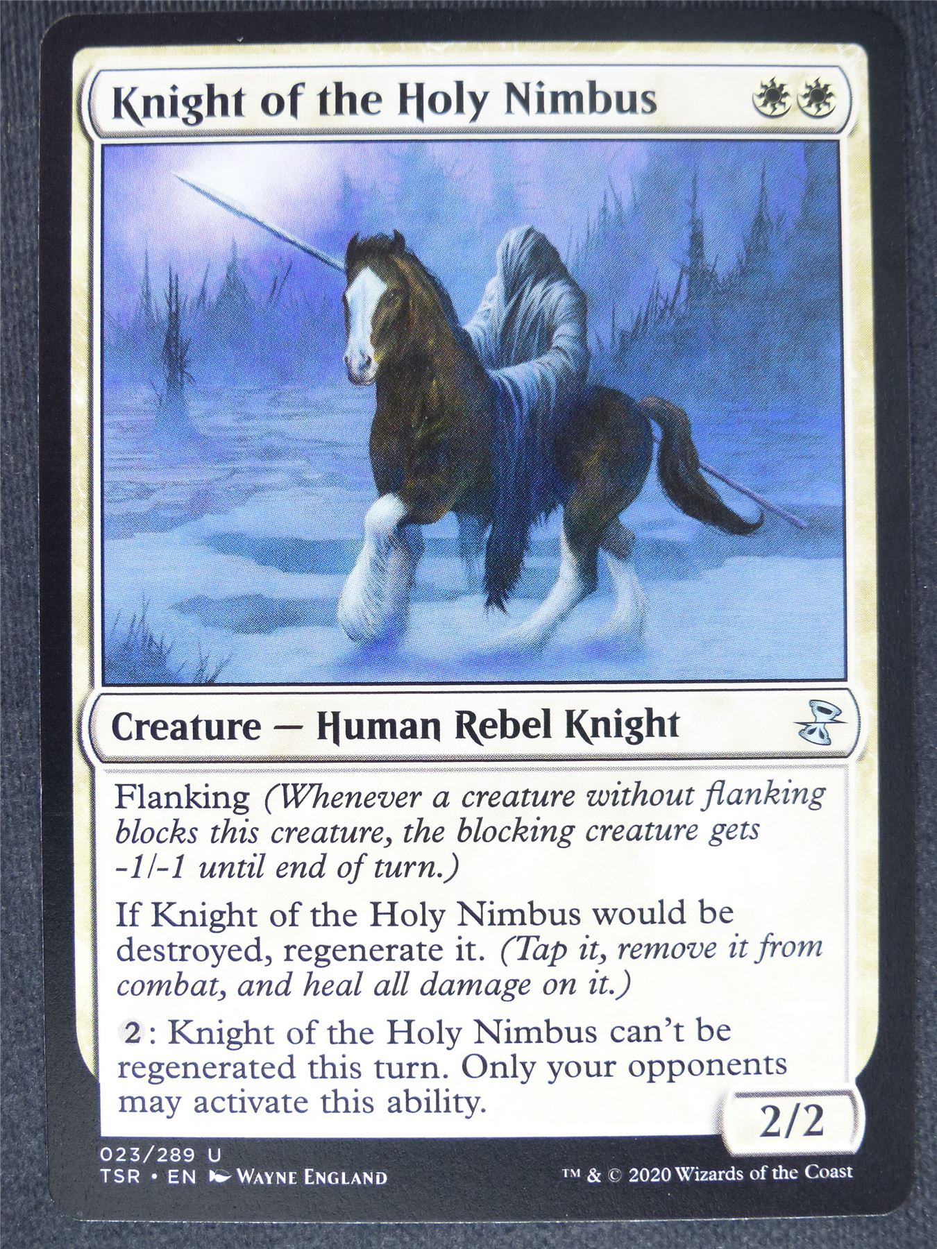 Knight of the Holy Nimbus - Remastered - Mtg Magic Cards #RP