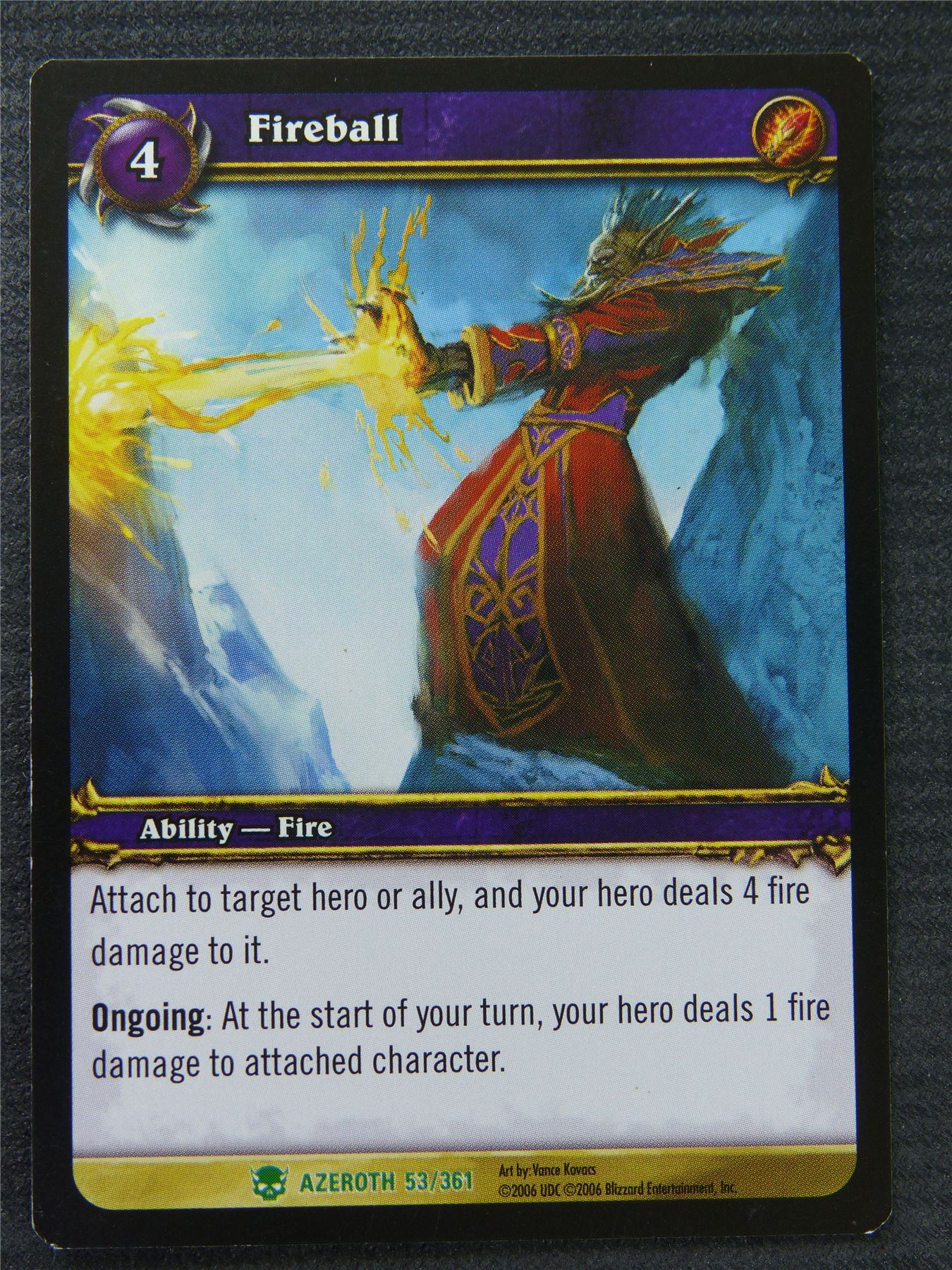 Fireball - Uncommon - World Of Warcraft #1EK