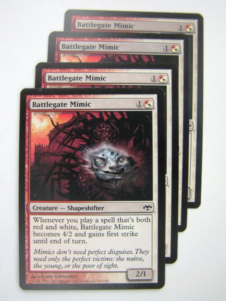 MTG Magic Cards: BATTLEGATE MIMIC x4 # 8E19
