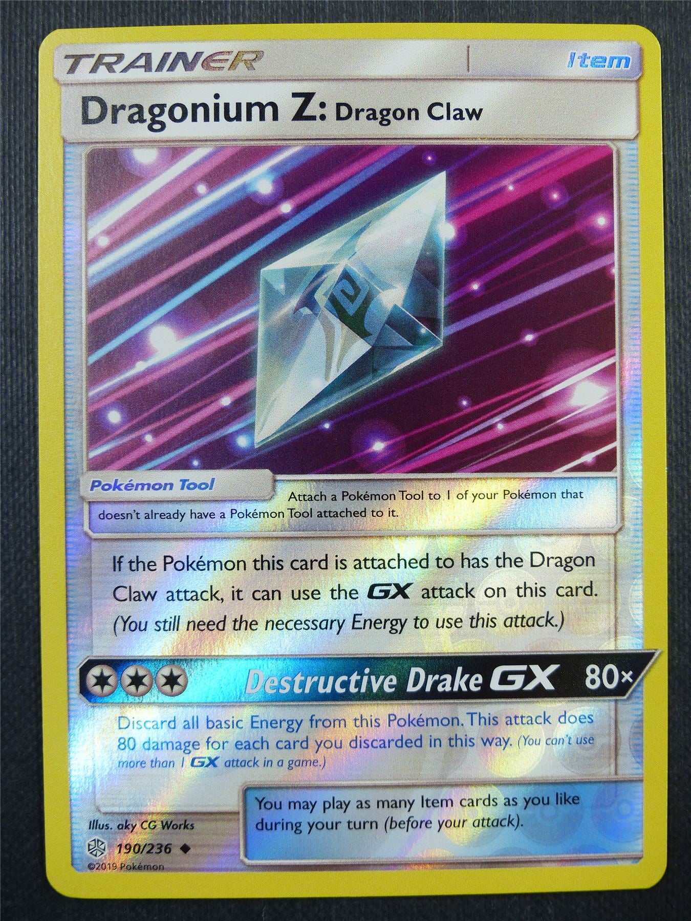 Dragonium Z: Dragon Claw 190/236 Reverse Holo - Pokemon Card #4R6