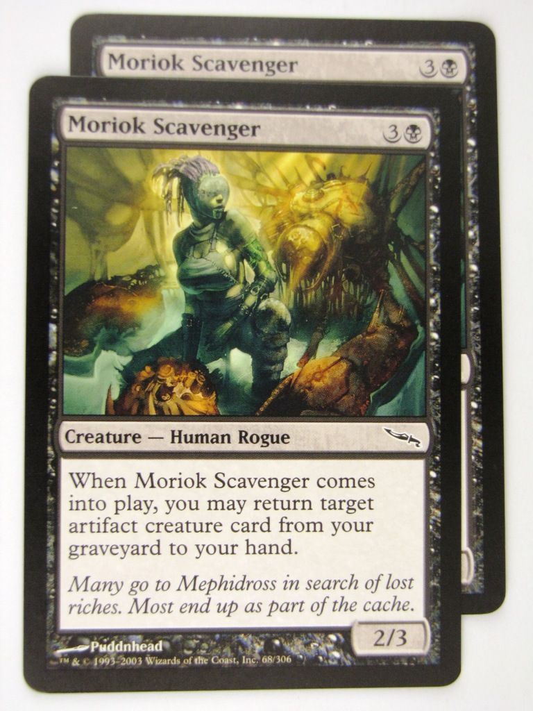 MTG Magic: the Gathering Cards: MORIOK SCAVENGER x2: MRD
