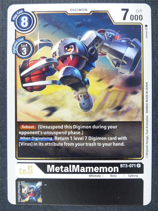 MetalMamemon BT3-071 R - Digimon Cards #2BY