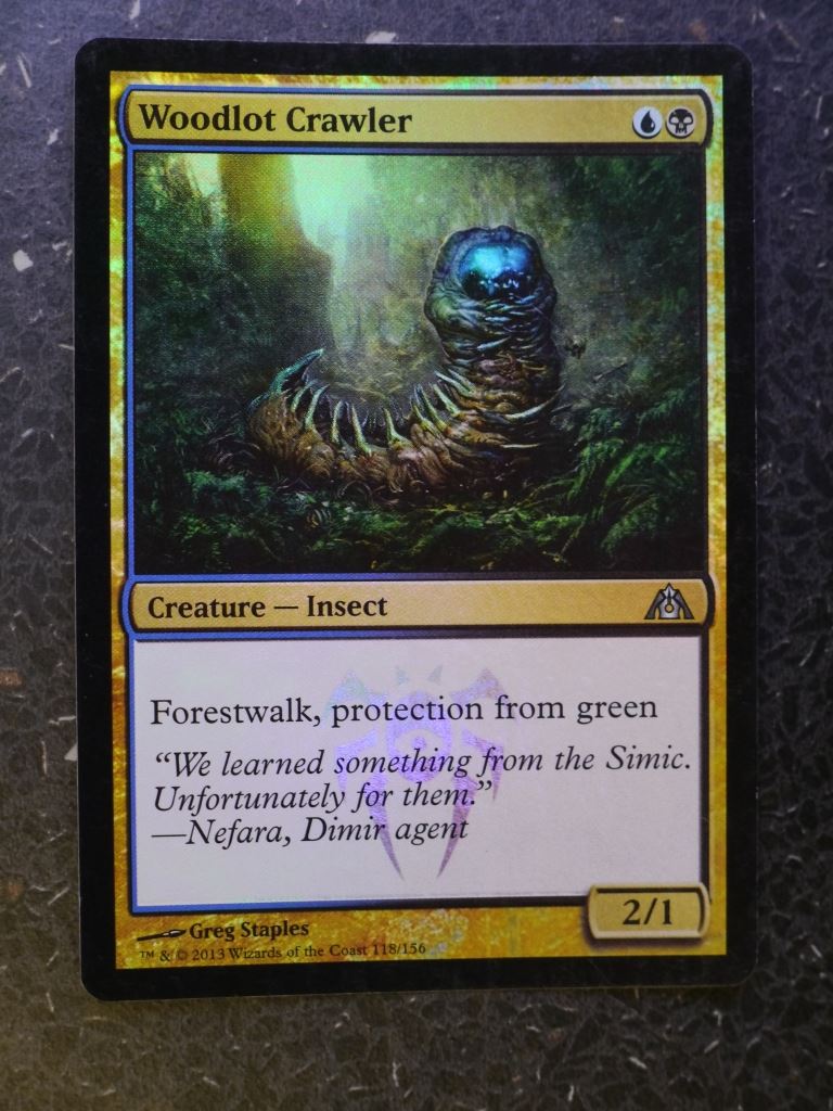 MTG Magic Cards: WOODLOT CRAWLER FOIL # 4H26