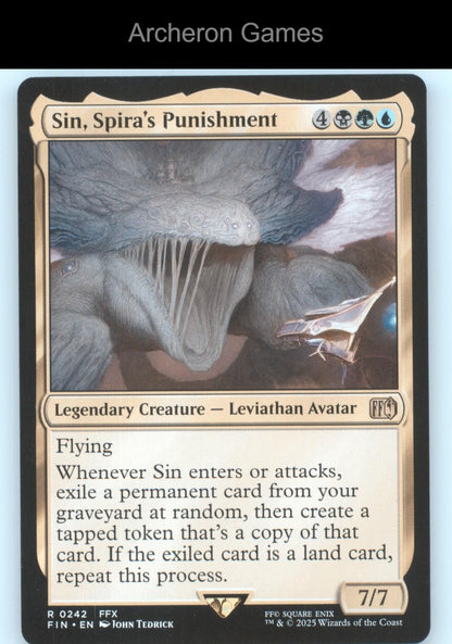 Sin, Spira's Punishment 242 R MTG Card FINAL FANTASY
