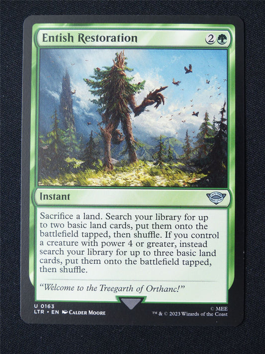 Entish Restoration - LTR - Mtg Card #9BE
