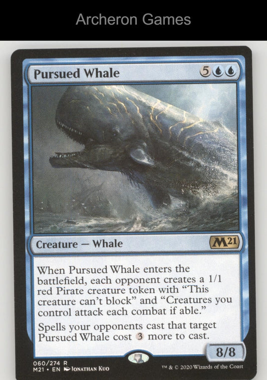 Pursued Whale 60 R MTG Card Core Set 2021