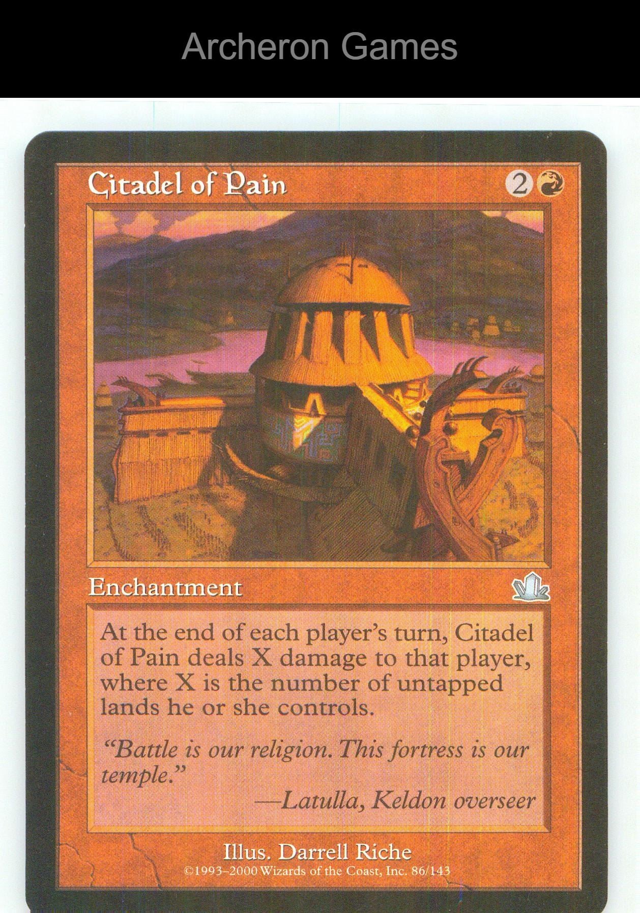 Citadel of Pain PCY 86 UC MTG Card NM/EX+