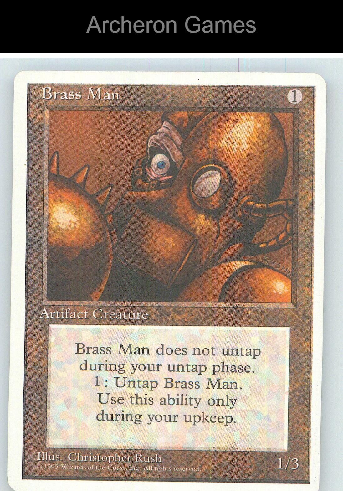 Brass Man 4ED UC MTG Card NM/EX+
