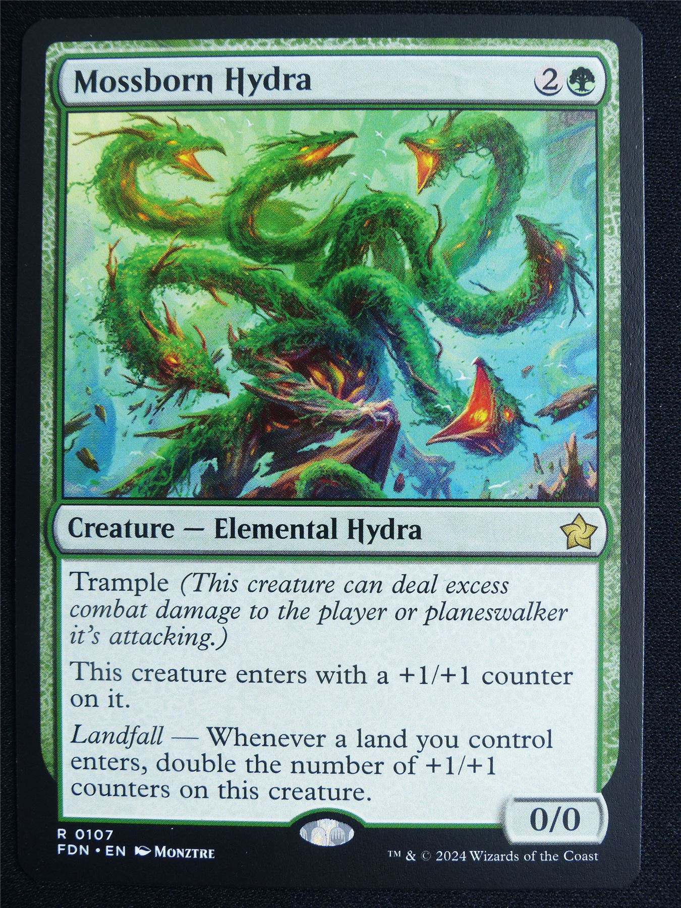 Mossborn Hydra - FDN - Mtg Card #4KB