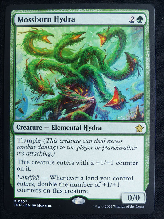 Mossborn Hydra - FDN - Mtg Card #4KB