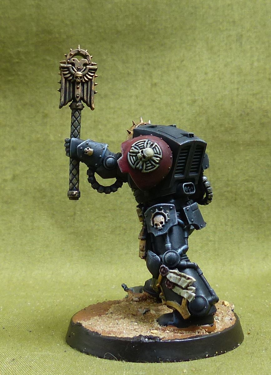 Chaplain in Terminator Armour painted - Space Marines - Warhammer 40K #5BQ